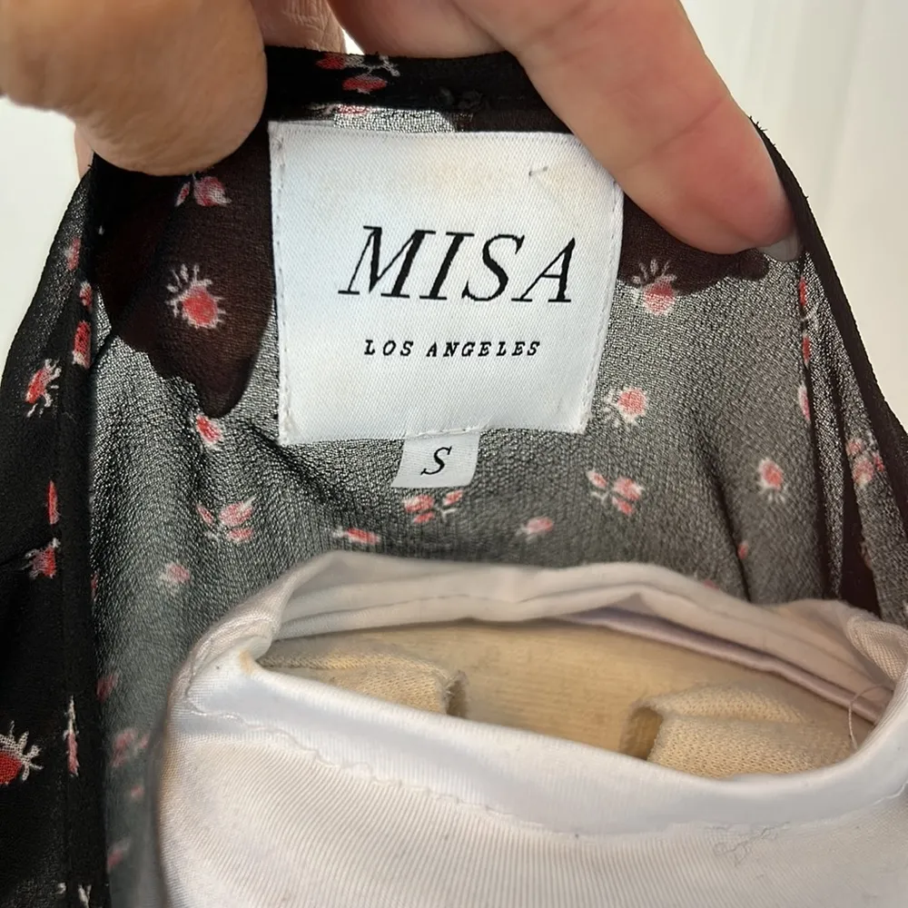 Misa Los Angeles Raziela Top Black Ditsy Floral - Image 8