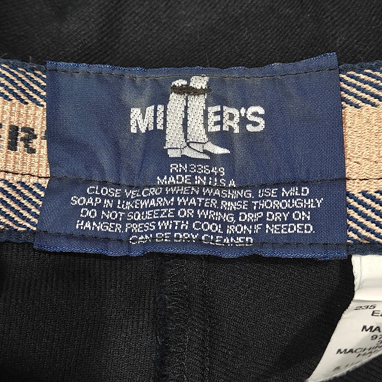 Miller’s Heavyweight Black Equestrian Riding Pants Jodhpurs Large 30 - Image 2