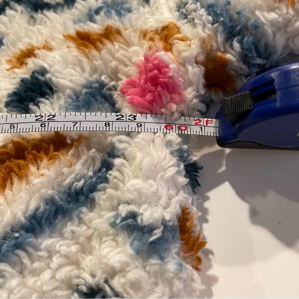 Eddie Bauer 1/4 Zip Up Collared Fleece Pull Over Size Large Aztec Southwest - Image 11