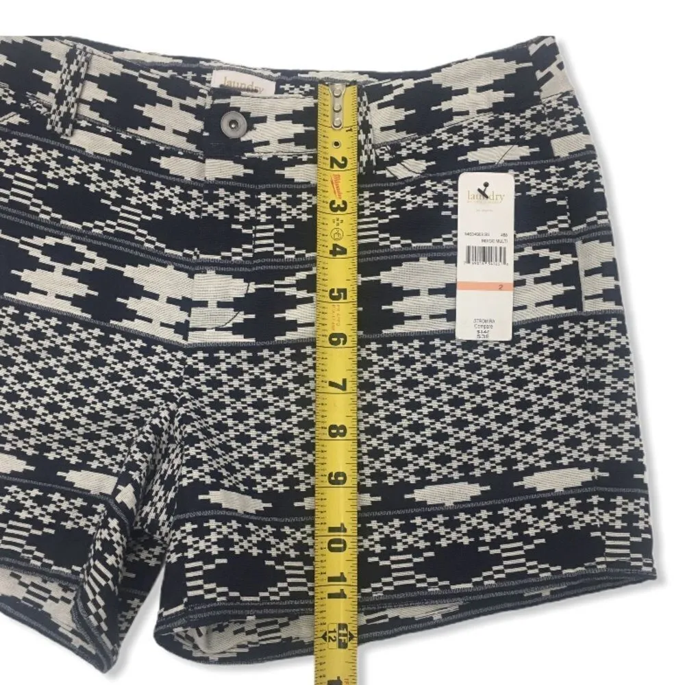 Laundry by Shelli Segal Geometric Jacquard Shorts - Image 6