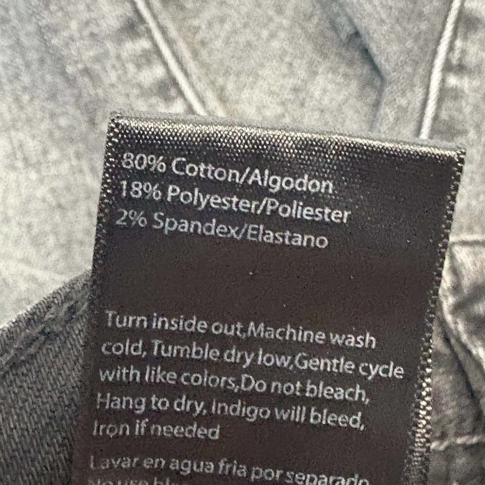 Risen Women's High Rise Distressed Raw Hem Flare Jeans 32/15 NWT Black Size undefined - Image 12