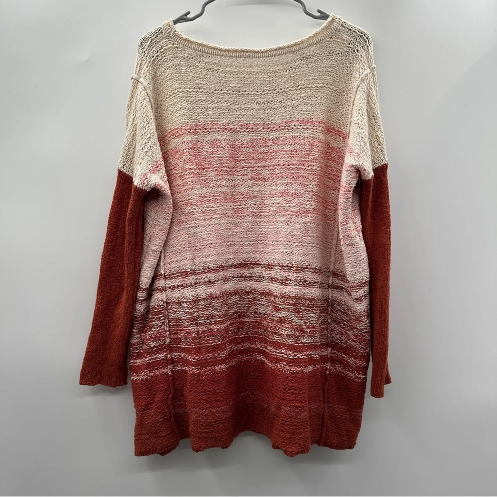 Free People Side Split Pullover Sweater Dress Women's Size XS/S Rust‎ - Image 5