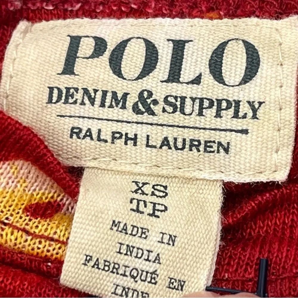 Polo Ralph Lauren Denim & Supply Tie Sarong Midi Dress XS Stretch 100% Linen NEW - Image 4