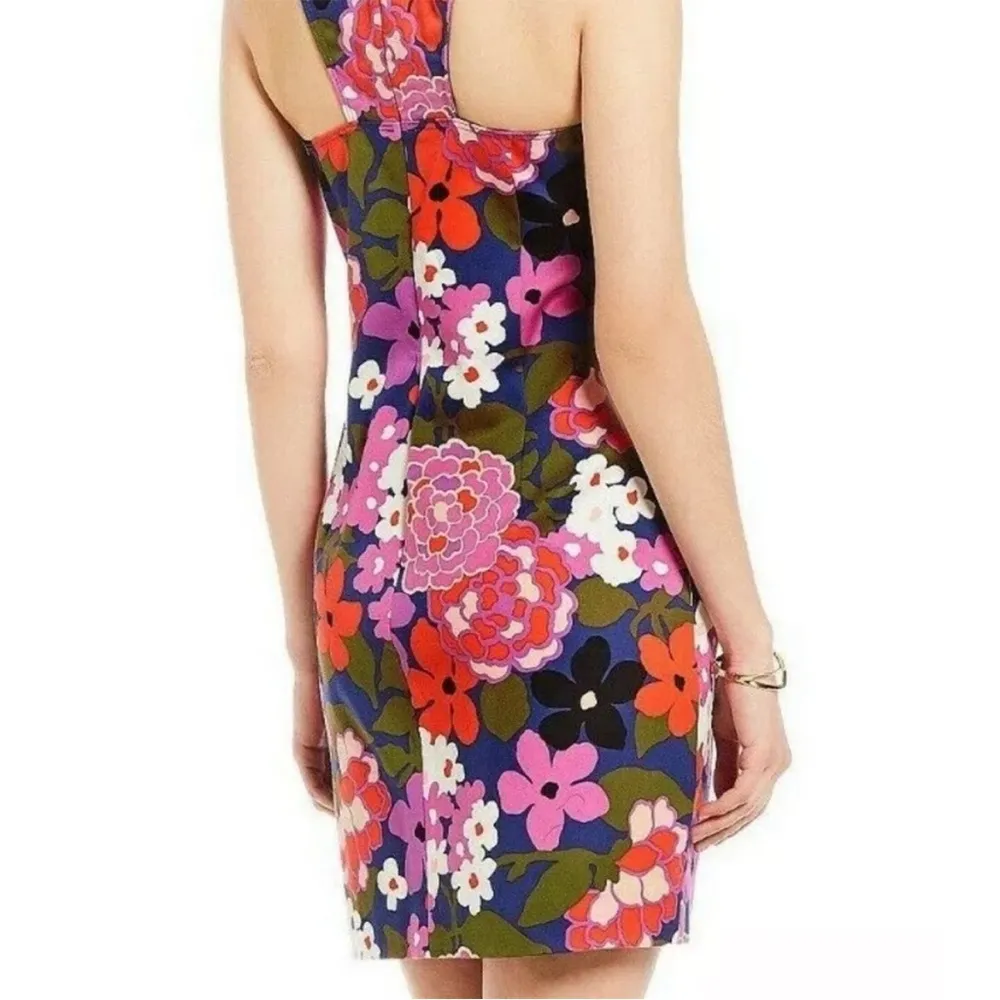 Like New Trina Turk Cosme Greenhouse Floral
Stretch Racerback Dress Size 8 - Image 3