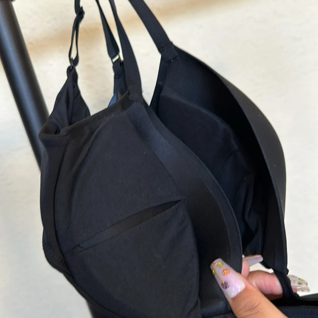 SKIMS Customized‎ Push-Up Plunge Bra Onyx NWT are 34D - Image 3