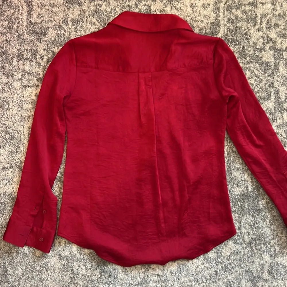Petite Slim Fit Red Portofino Shirt - Image 6