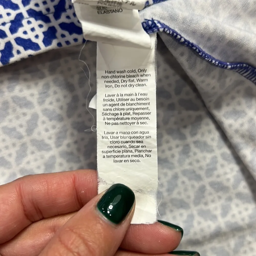 Gap  • 1/4 button down high low maxi dress - Image 10