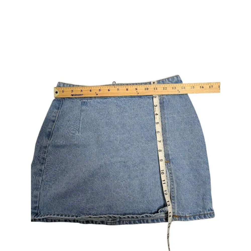 Lioness denim mini skirt Medium - Image 6