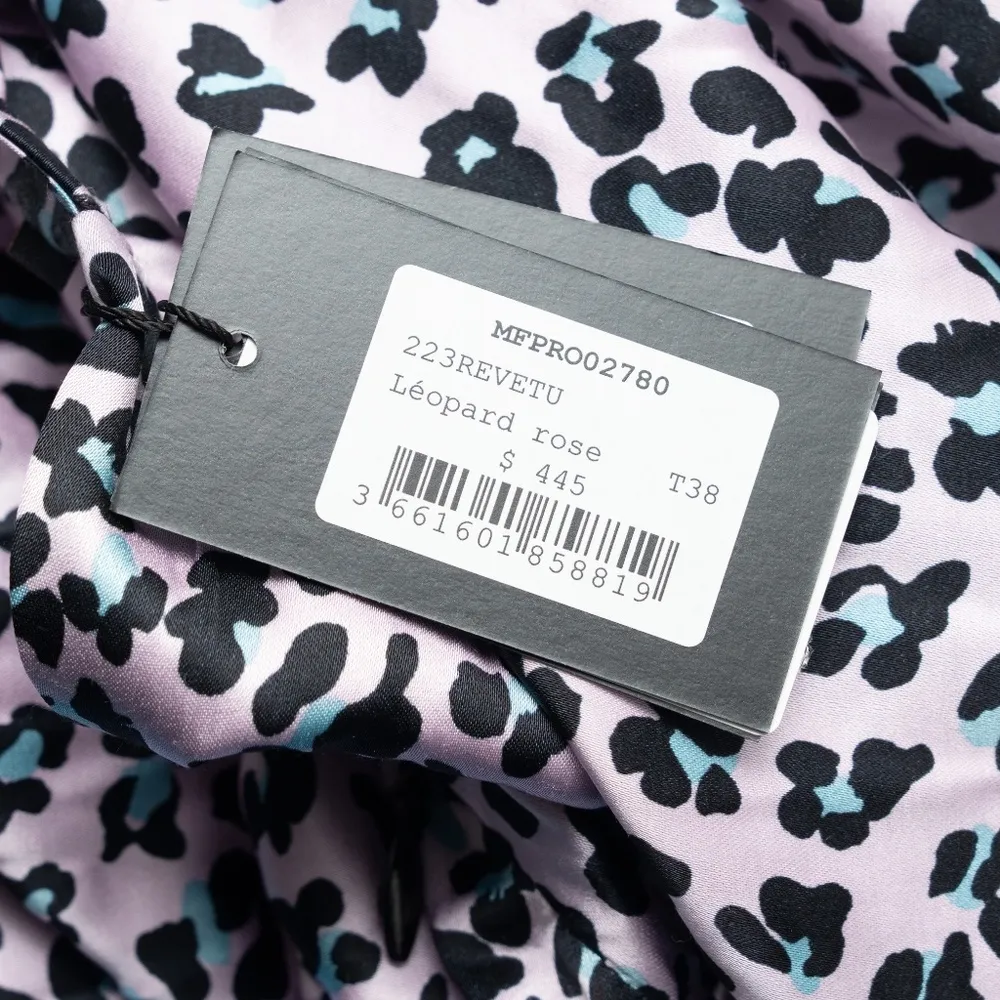 Maje | Draped leopard-print dress - Image 10