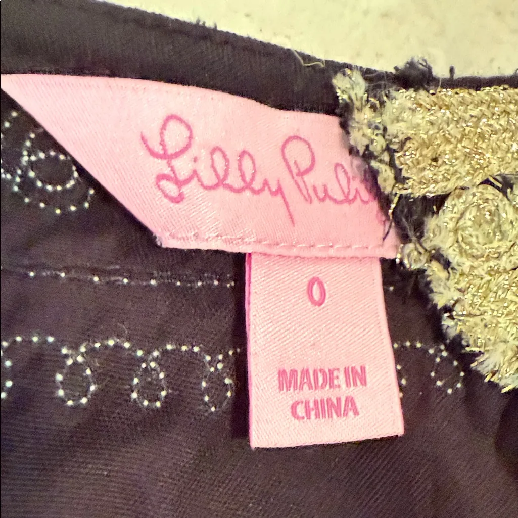 Lilly Pulitzer Carlotta Stretch Shift Dress in Black Onyx Tidal Wave - Image 9