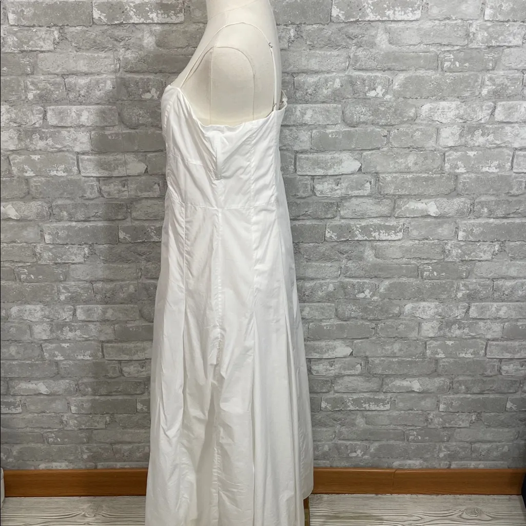 J. Crew White Button-down cotton poplin dress - Image 5