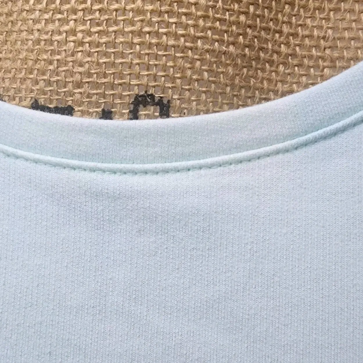 Nine West Womens Size X Large Side Tie Tee Shirt Dress‎ Light Blue - Image 4