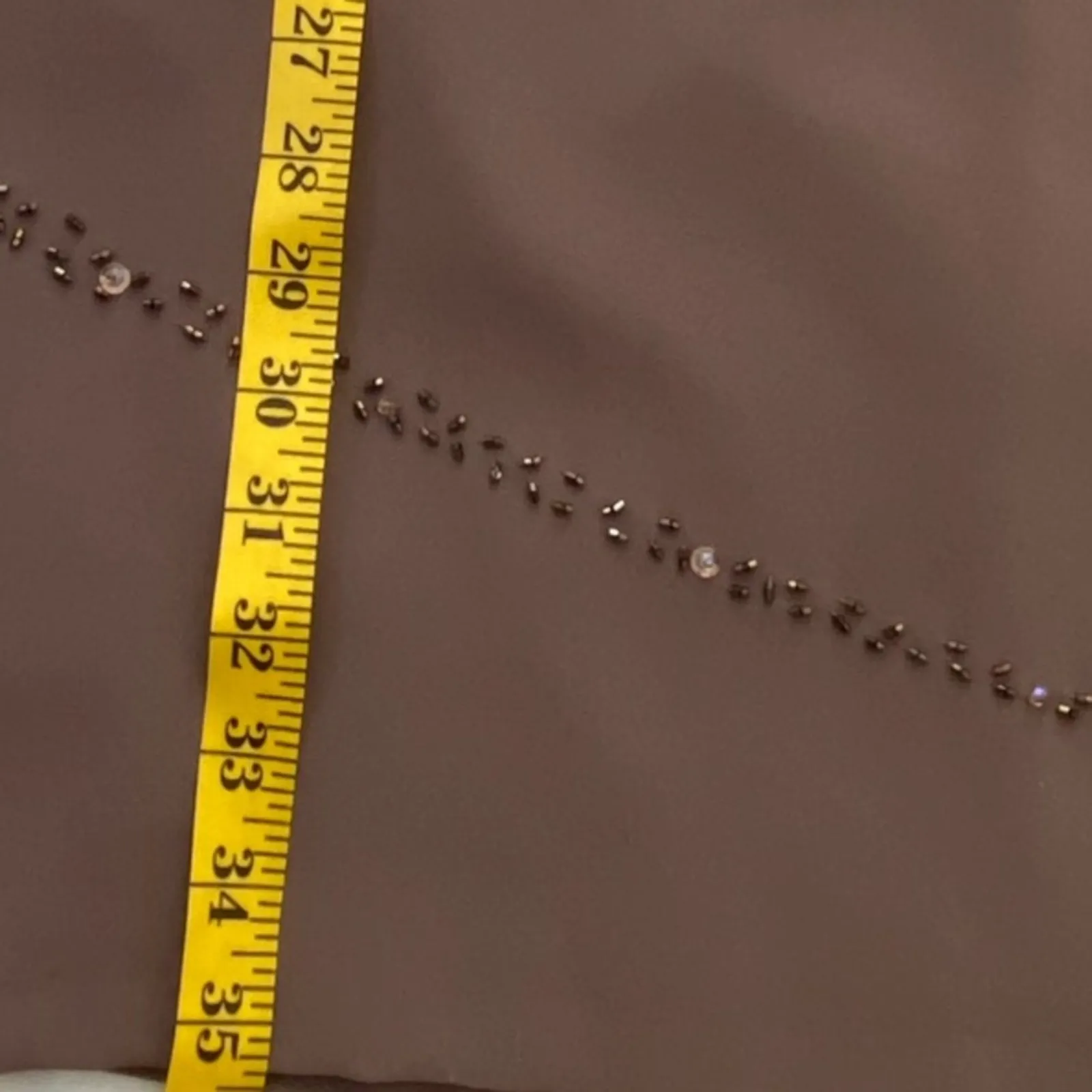 Vintage Cocktail Dress Medium Y2K Strapless Semi - Image 9