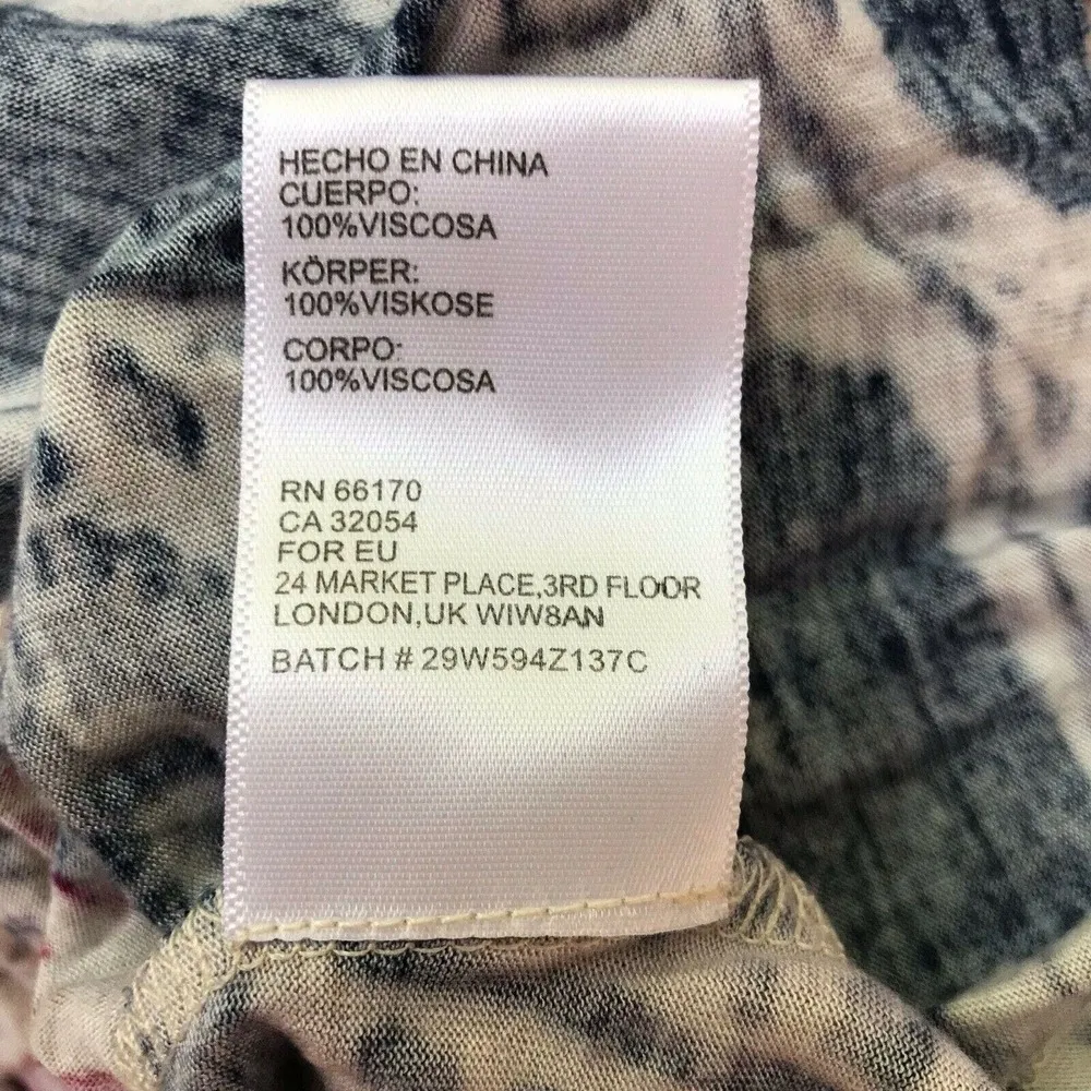 Urban Outfitters Ecote Floral Bird Ruffle Lace Tank Top Womens Size XS - Image 5