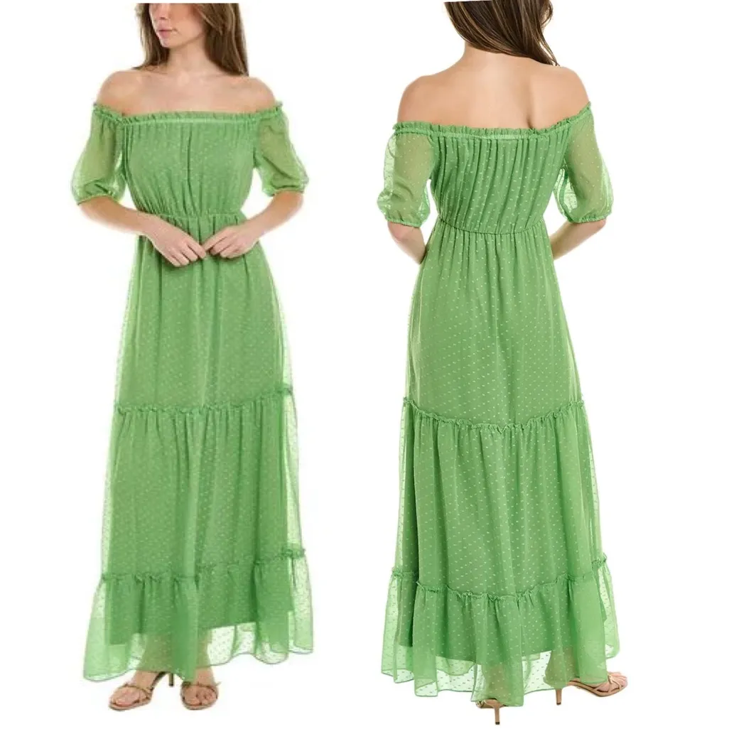 NWOT MAISON TARA Zoey Midi Dress Green 18W - Image 2
