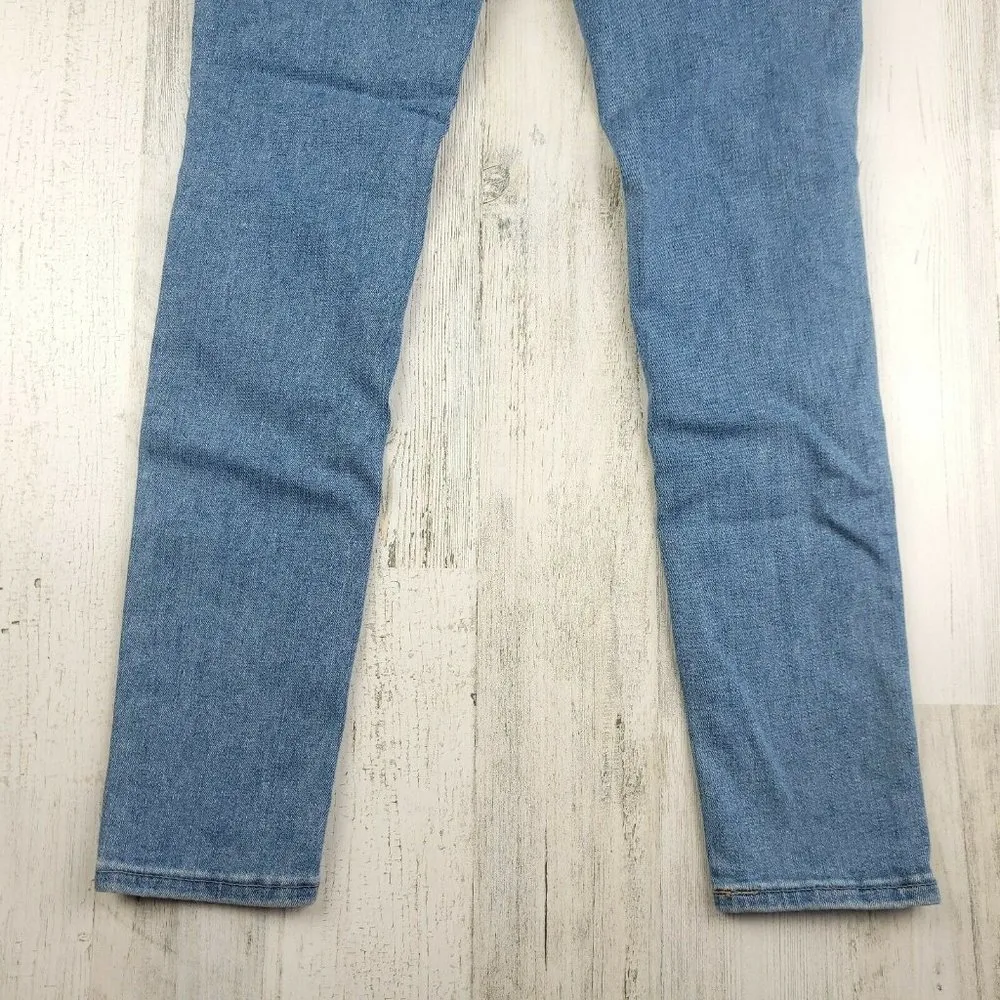 Levis 711 Skinny Womens Distress Jeans Denim Size 26 (25x28.5) EUC - Image 8