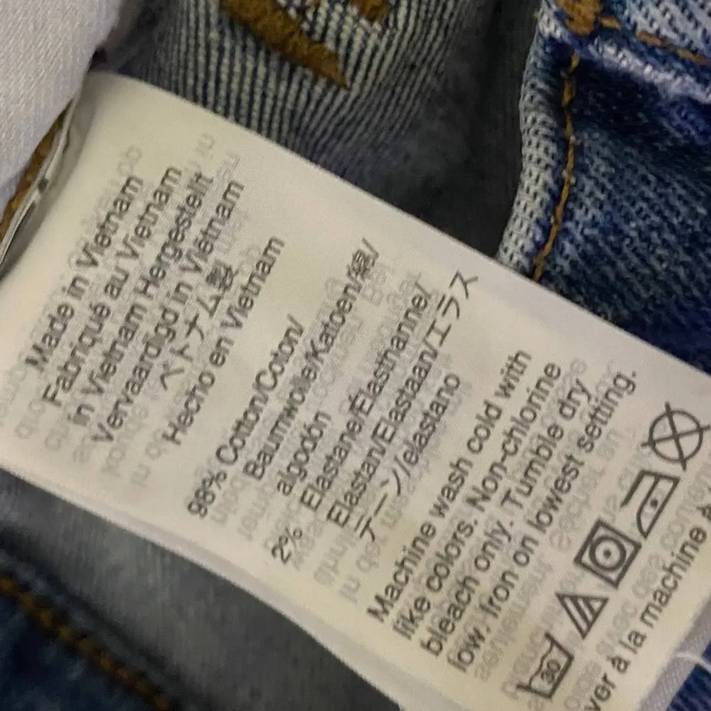 Madewell The High Rise Slim Crop Boyjean Denim Jeans Medium Wash Size 28 - Image 10