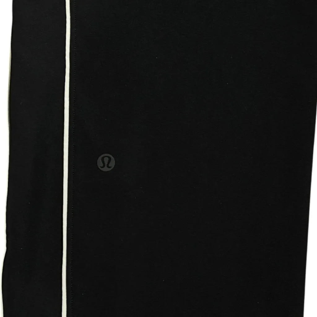 Lululemon Size 4 Athletica Womens the Right track silk feel pants black White - Image 3