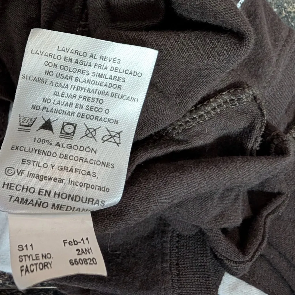 NFL Team Apparel Brown & White Cleveland Browns Football Women's Tee Size Medium - Image 6