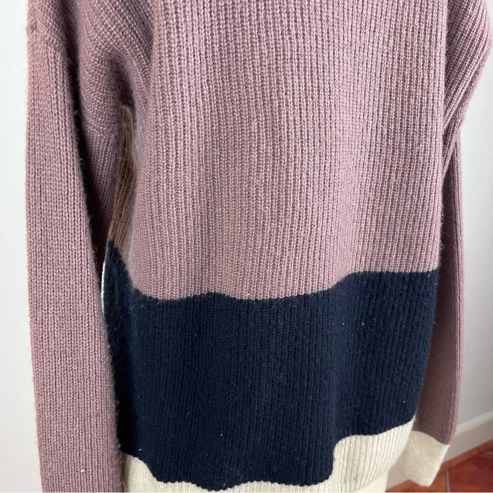Madewell Glenbrook Half-Zip Pullover Sweater in Colorblock - Image 8