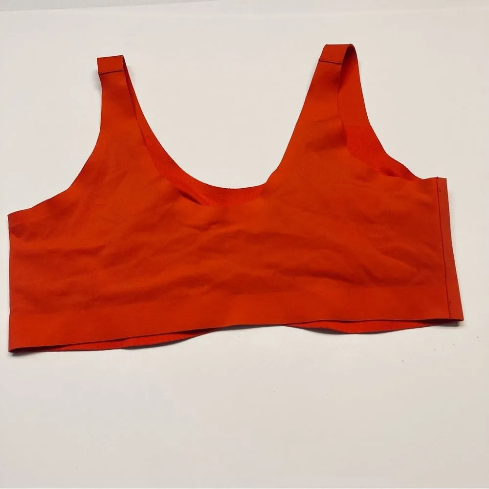 Knix Revolution Wireless Pullover Bra Size M‎ Fits 34A 34B 34C Orange - Image 2