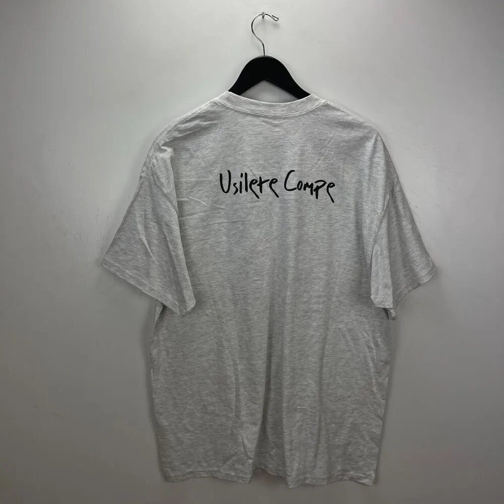 Vintage Y2K Kenya Flag T-Shirt Hanes Beefy XL Gray Map Graphic Usilete Compe Tee - Image 13