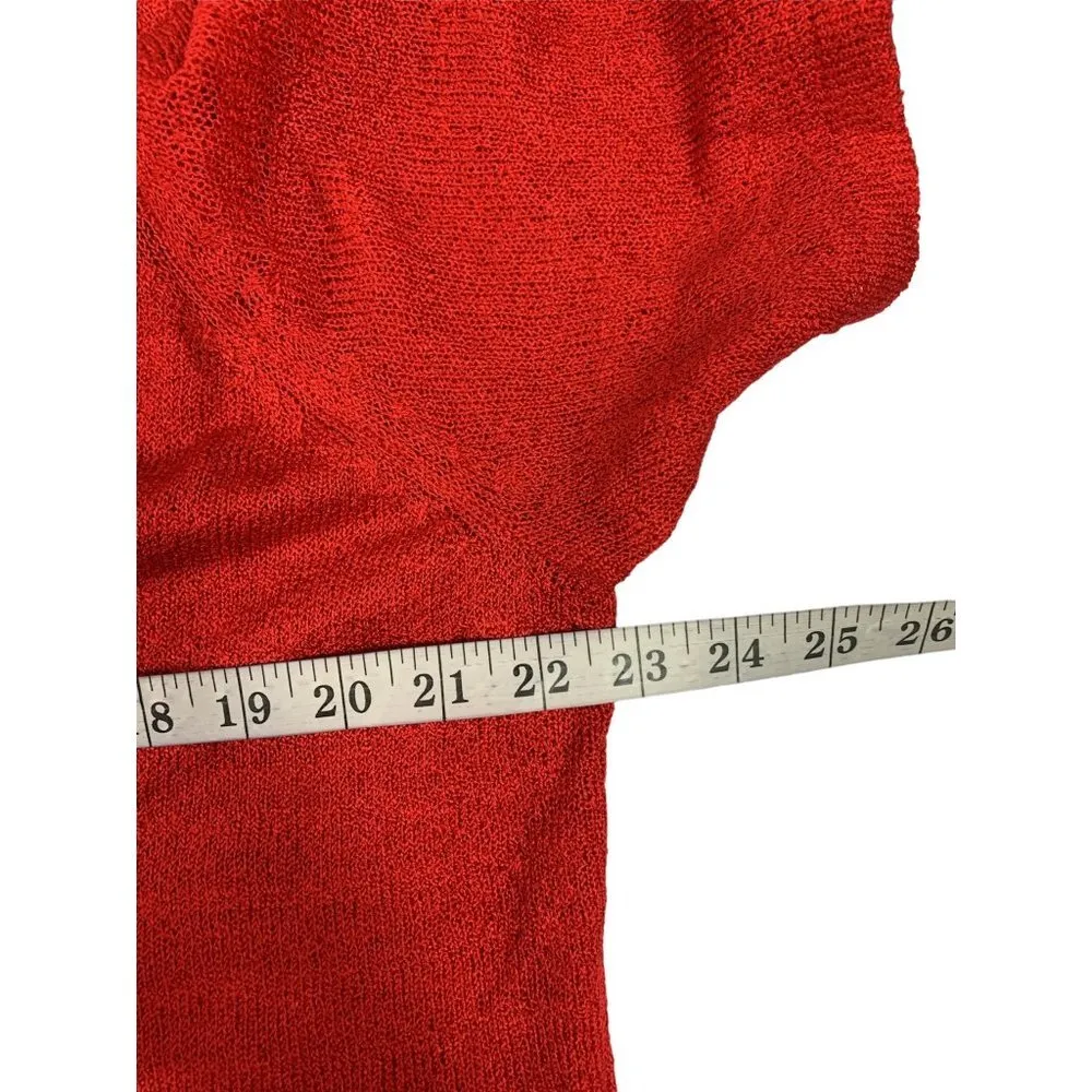 Dressbarn Women's Cherry Red Cardigan - Image 4