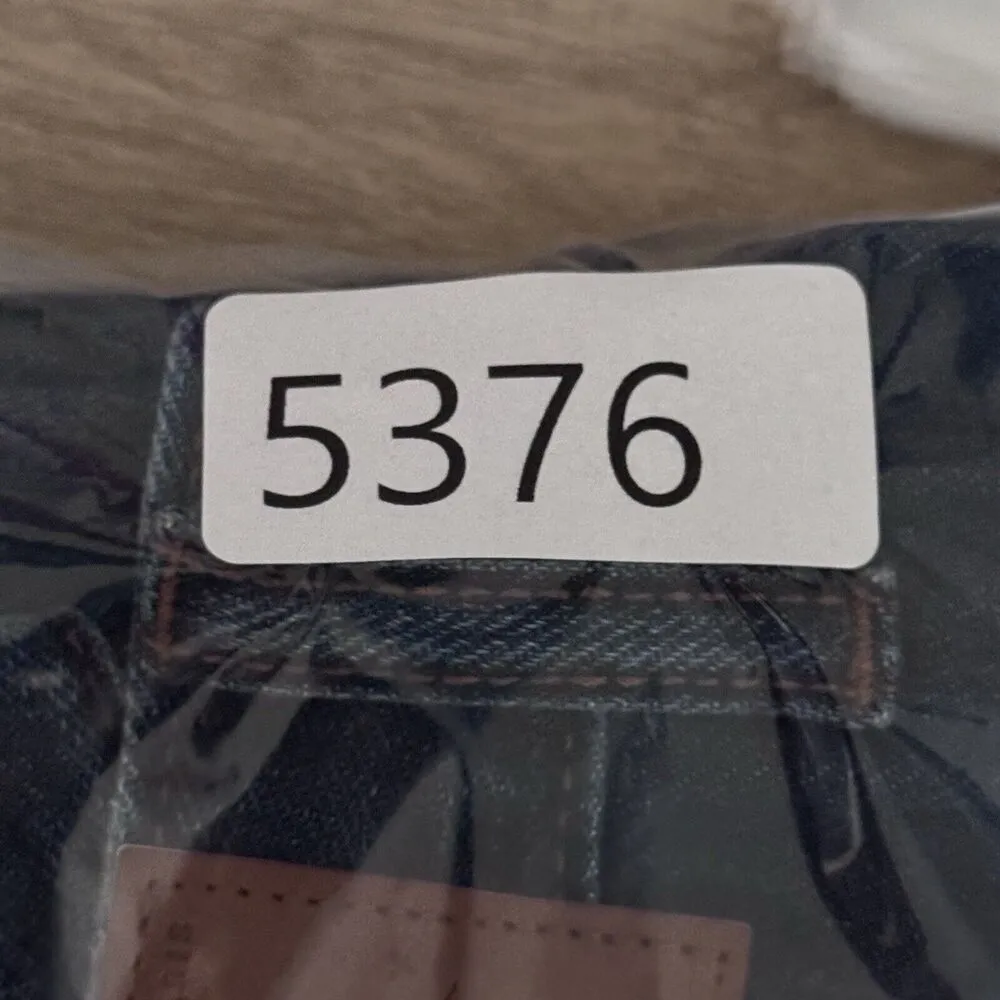 One Teaspoon Jeans Women 4 28" Awesome Baggie Blue Dark Whisker Fading Destroyed - Image 9