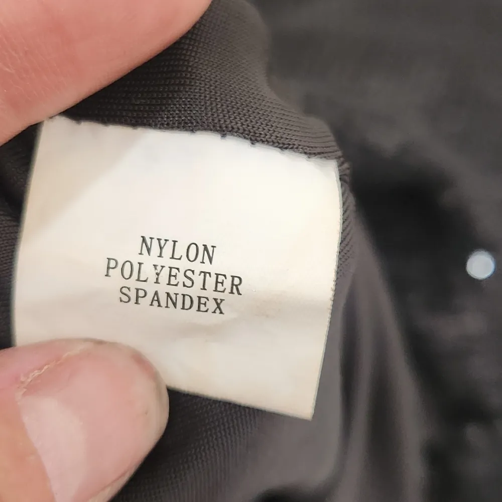 Abyss by Abby Black Halter Sequinn Sleeveless Cutout Sides Dress Sz M - Image 13