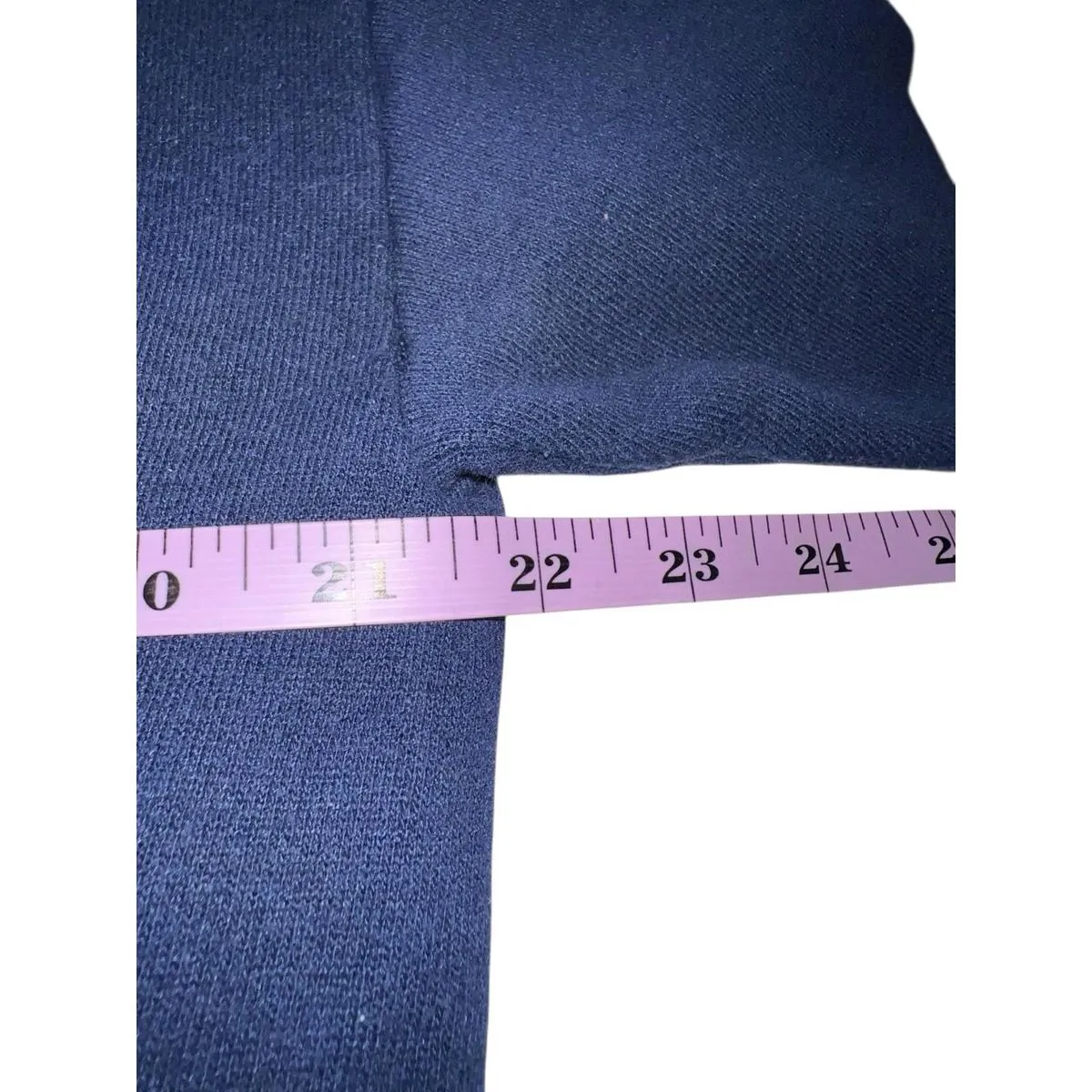 Vintage 90s Christmas Snowman Holiday Sweatshirt Grandma Core Navy L Blue Size L - Image 6