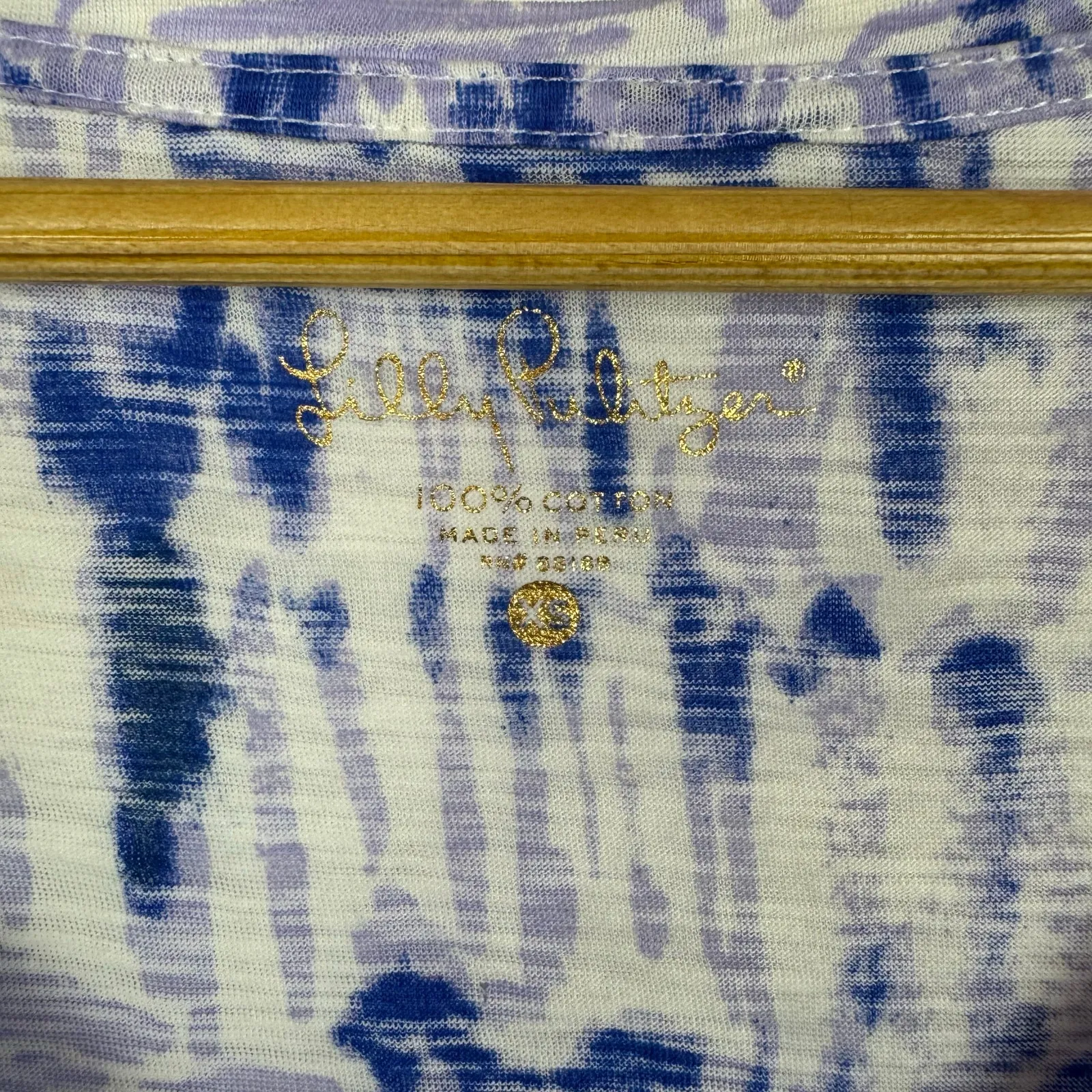 Lilly Pulitzer Meredith Short Sleeve Tee in Lilac Verbena‎ Rock the Dock Sz XS - Image 6