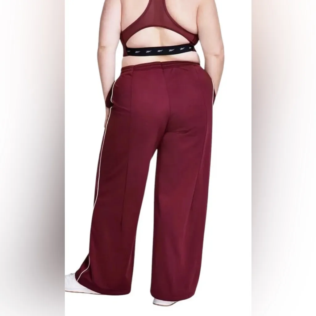 REEBOK Women's Tricot Maroon Joggers - Image 3