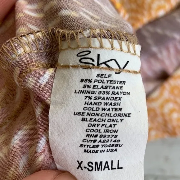 SKY Armando Sexy Keyhole Browns Top $220 Nordstrom Vintage NO DEFECTS NEW Brown Size XS - Image 7