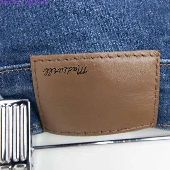 NEW Madewell High‎ Rise Button Front Skinny Jeans In Daventry wash, 28 - Image 12