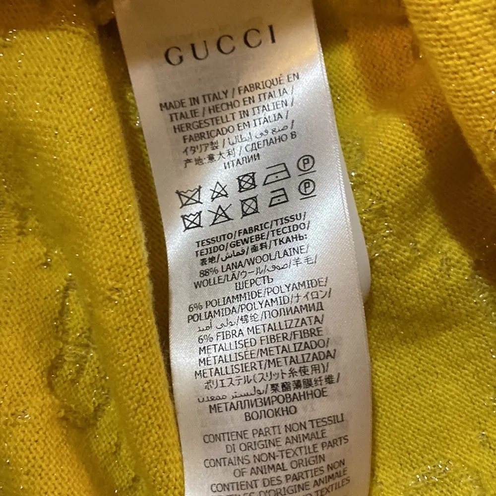 Gucci GG Knit Polo size M - Image 3