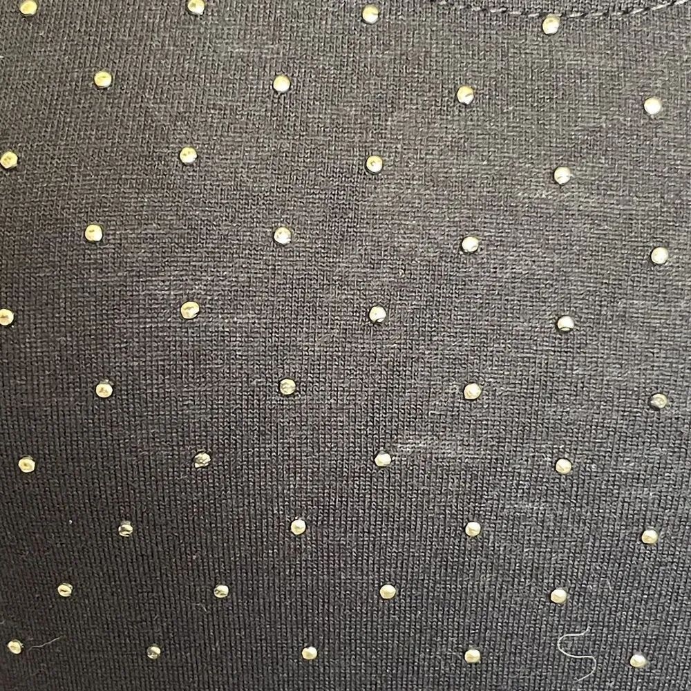 Banana Republic Women’s  Size XS Tank Top Casual Chic Gold Beaded Black Career - Image 7