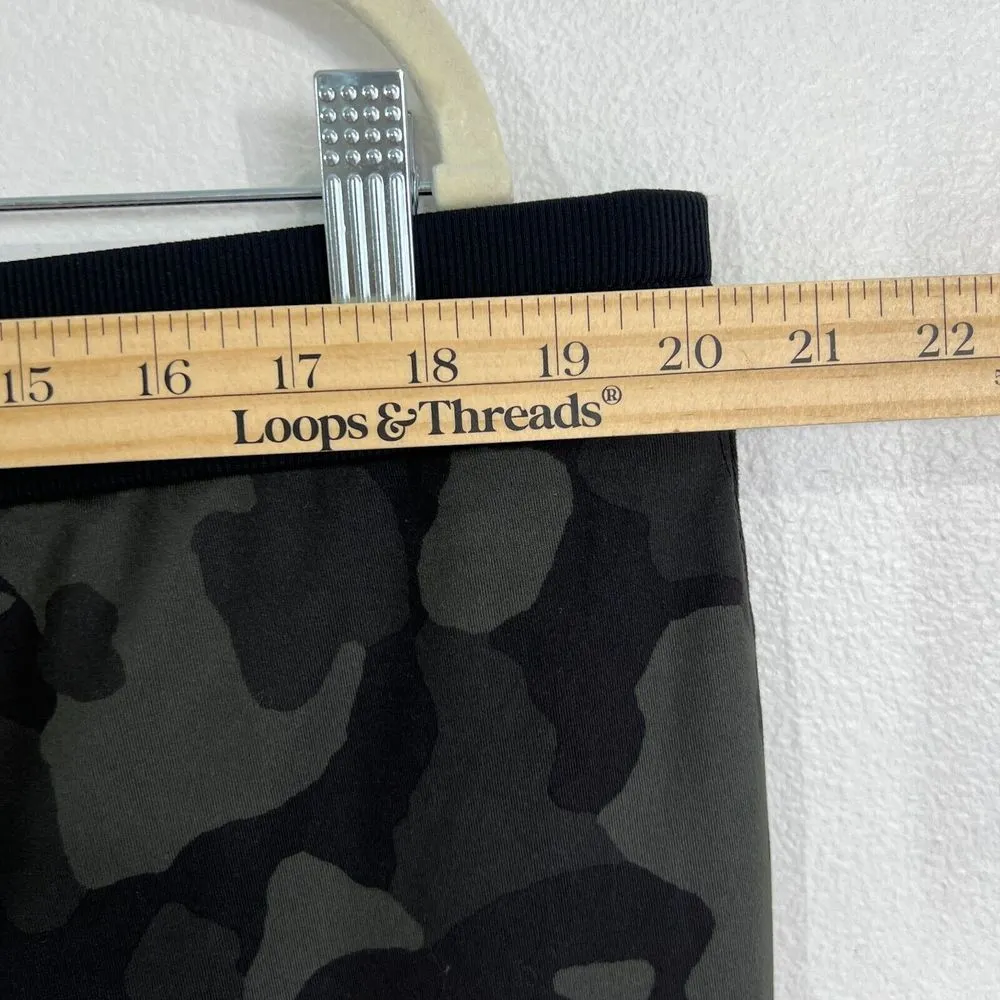 Zella Live In Pockets Jogger Pants Black Camo Loose Fit Tapered‎ Casual Size 2XL - Image 8