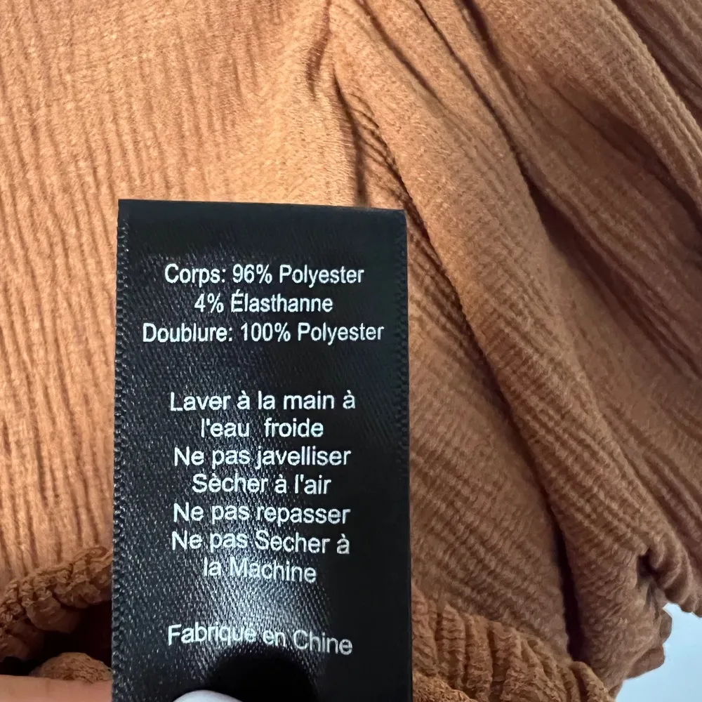 The Label Puff Sleep Short Sleeve Top Brown Cider Size XS - Image 5