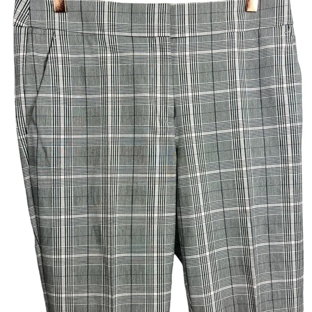 LOFT Marisa Plaid Trouser Pants‎ Size 6 Career Office Academia Preppy - Image 5