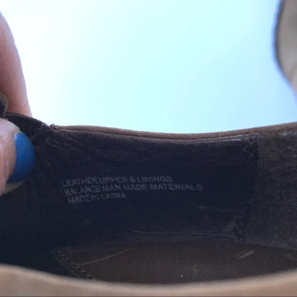 Born Heeled Leather Booties Size 7.5 - Image 8