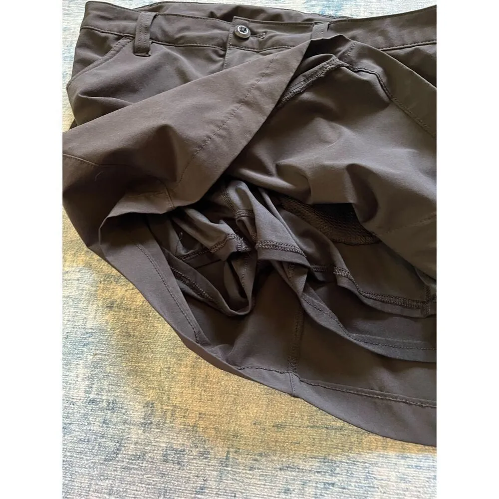 Eddie Bauer Black Adventurer Cargo Golf Skort Size 8 - Image 4