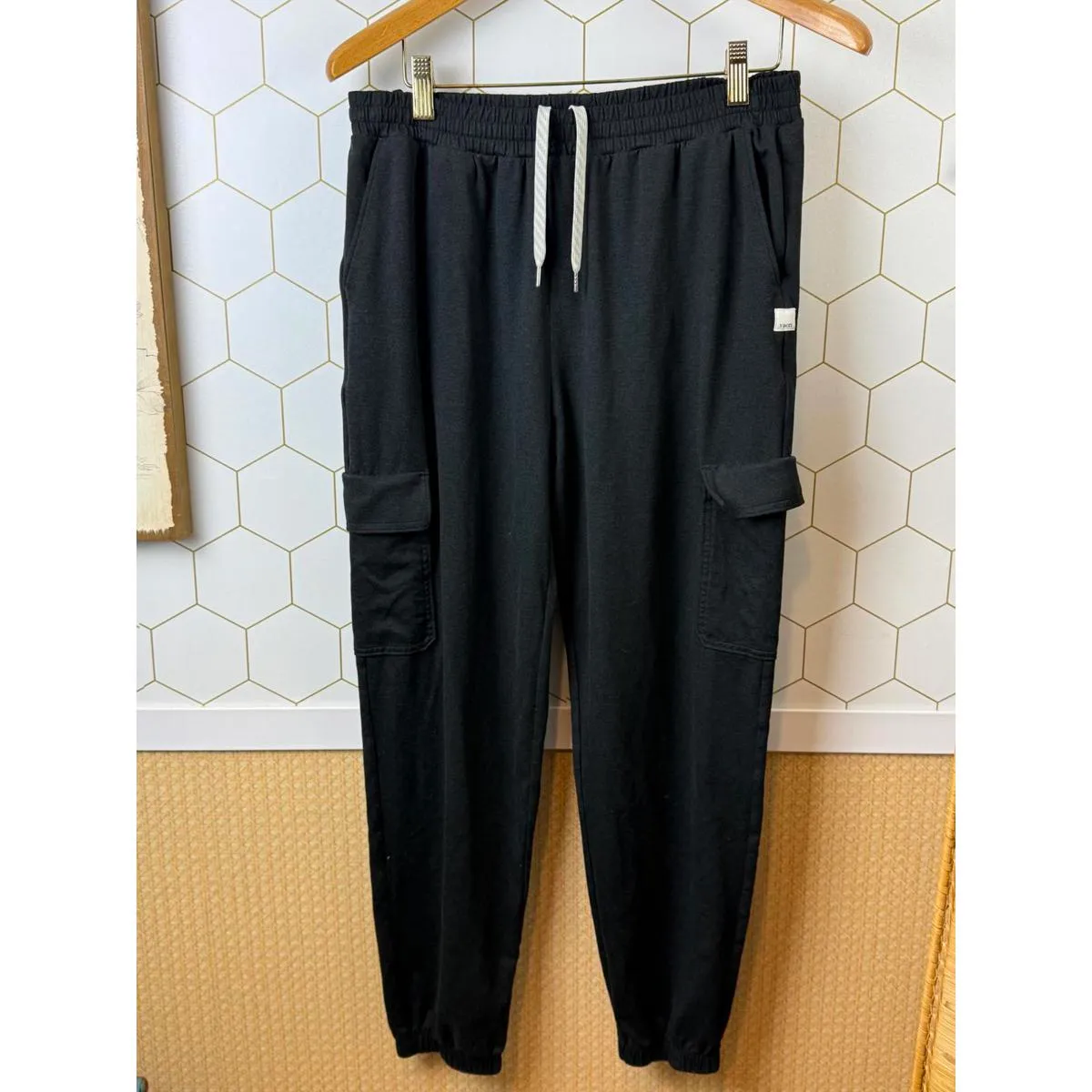 vuori Black Boyfriend Cargo Sweatpant Jogger - Size - Medium - Image 7