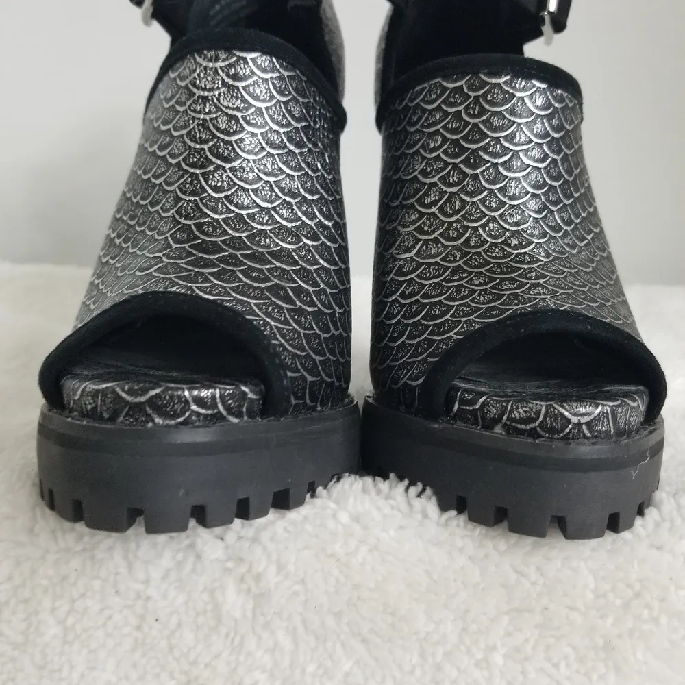 Shellys London platform shoes Silver Size 6 - Image 11