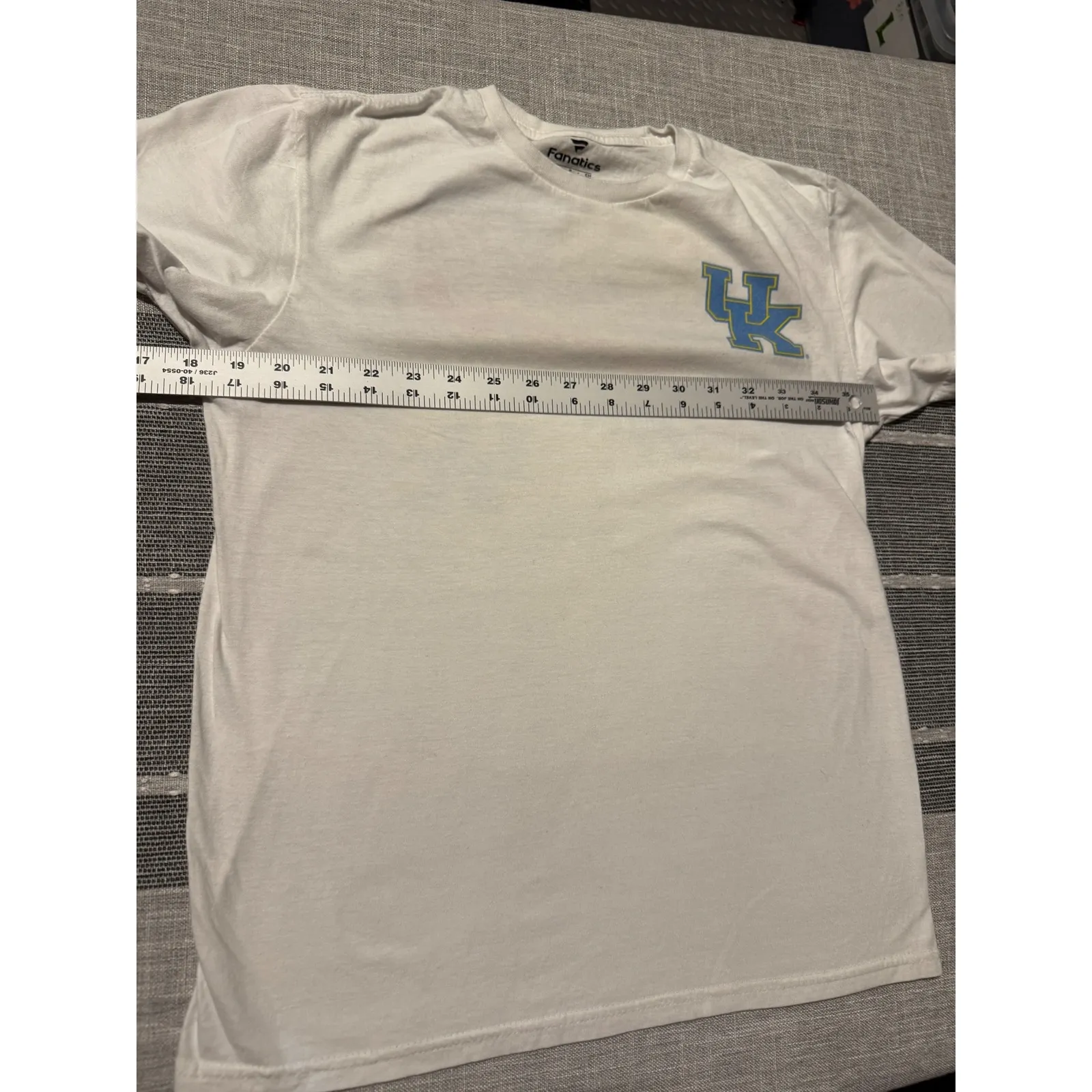 Fanatics White Kentucky Wildcats T Shirt Womens Small UK Logo Graphic Tee - Image 3