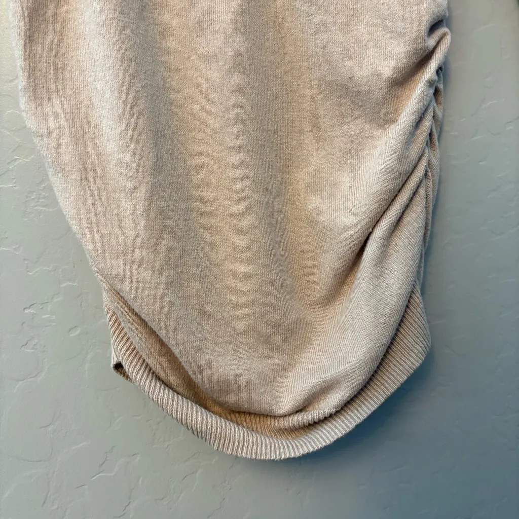 Motherhood Maternity beige long sleeve crew neck knit sweater size small - Image 6