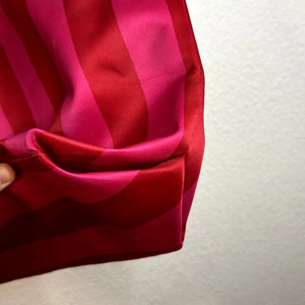 Victoria Secret Pink Red Satin Tote Bag - Image 7