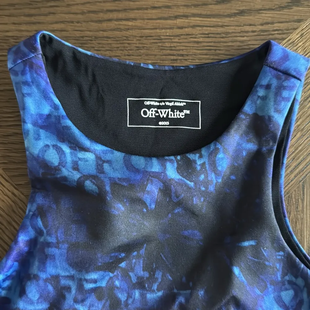 Off-White all-over logo-print crop top, Size Smalll, $449 - Image 8