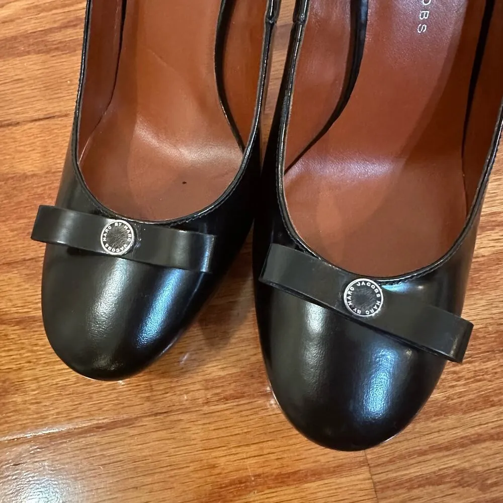 Marc by Marc Jacobs Black Platform Heels sz 40 US z 9.5 Black Pumps - Image 5