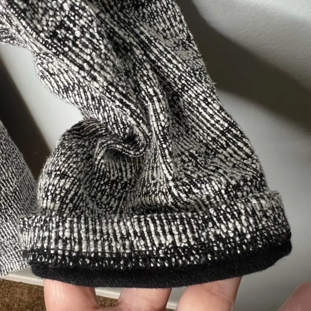 Eileen Fisher plus size gray marled heather open front cardigan sweater thick 1X - Image 9