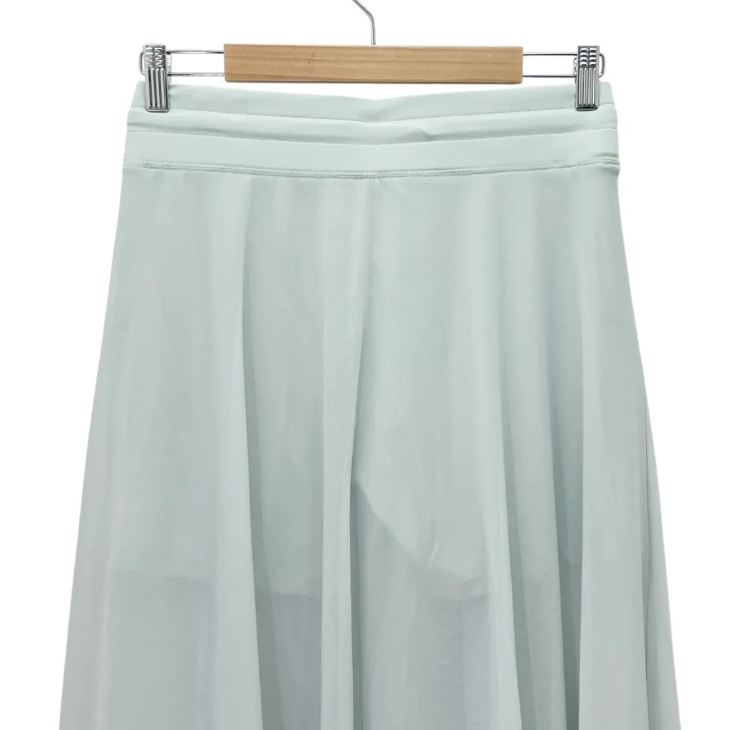 NWT Halara High Waisted Mesh Midi Skirt Built In Shorts Size Medium Sprout Green - Image 6